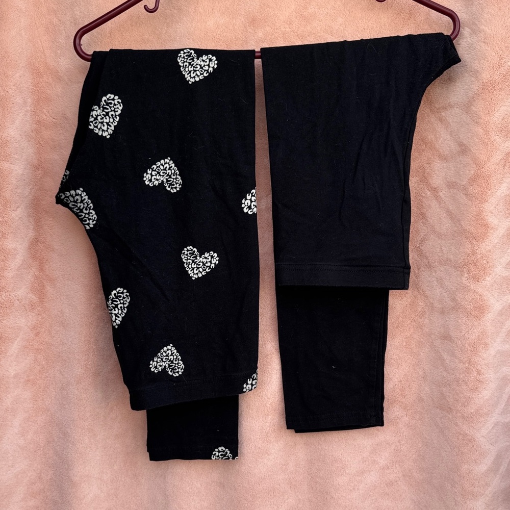 2 Pair Girls Leggings XL Size 14/16